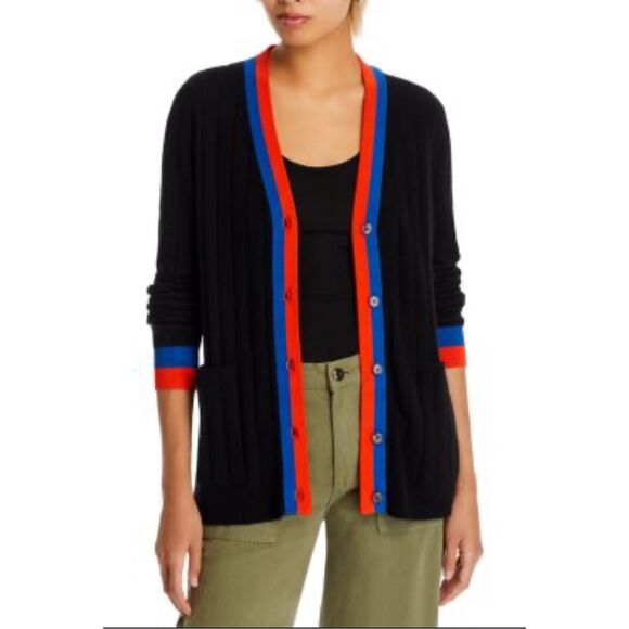 Kule The Sinclair Cashmere V Neck Cardigan Sweater, $348 - worn once - Picture 1 of 10